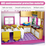 City House Summer Holiday Villa Castle Building Blocks: Friends Edition