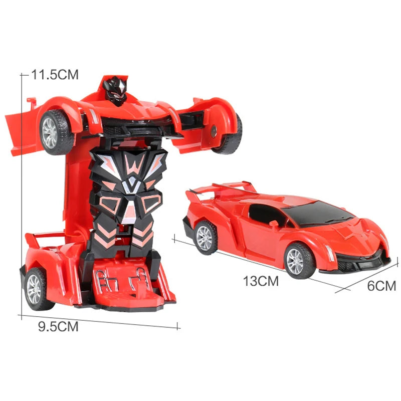 AutoMorph Racer: One-Key Automatic Deformation Robot Car