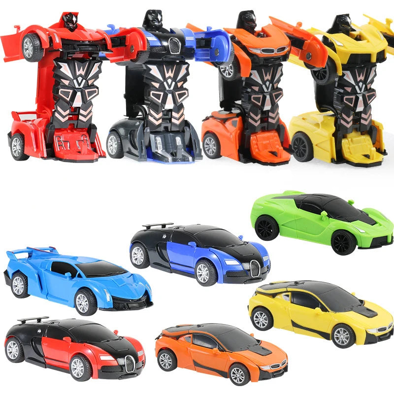 AutoMorph Racer: One-Key Automatic Deformation Robot Car