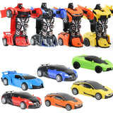 AutoMorph Racer: One-Key Automatic Deformation Robot Car