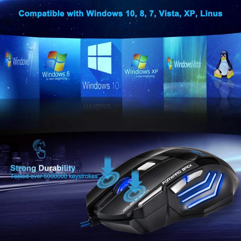 IlluminateStrike Wired Gaming Mouse
