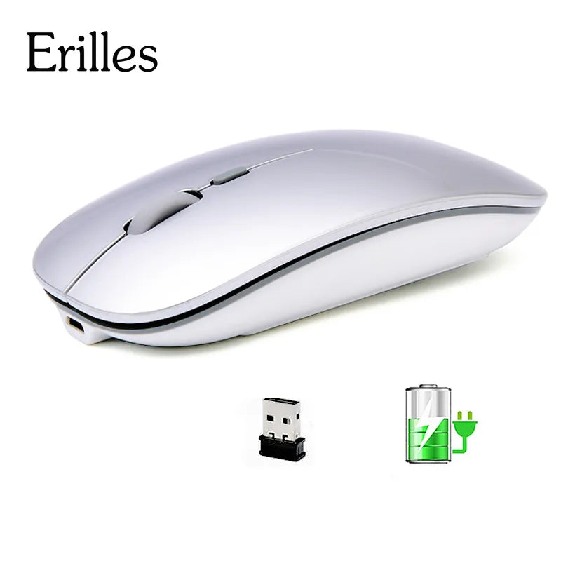 UltraSlim Glide: Rechargeable Optical Wireless Mouse