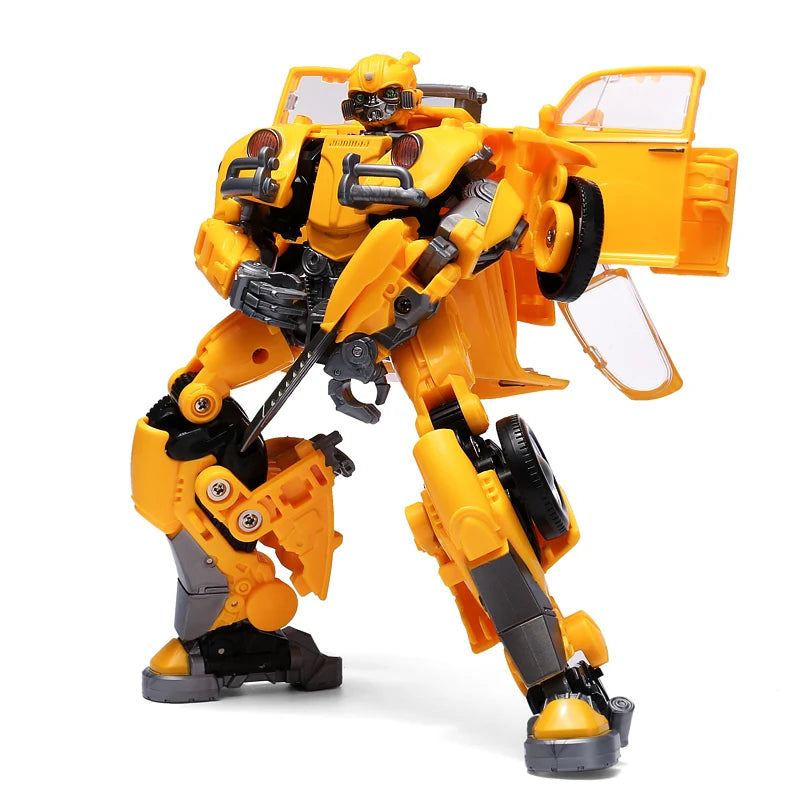 Alloy Yellow Bee Transformation - 21cm Film Warrior BMB Mode Action Figure Robot Model Toy,