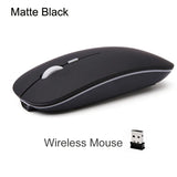 UltraSlim Glide: Rechargeable Optical Wireless Mouse