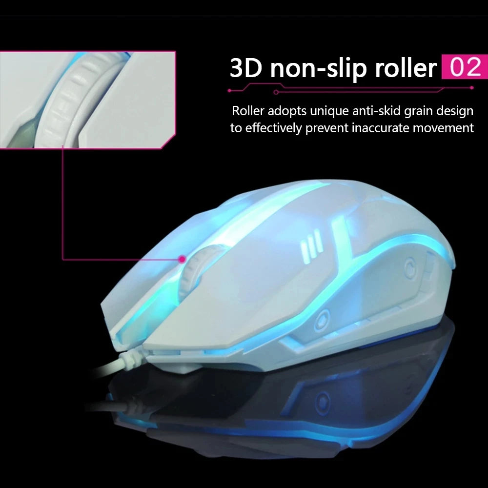 Limei S1 E-Sports LED Luminous Backlit Wired Mouse