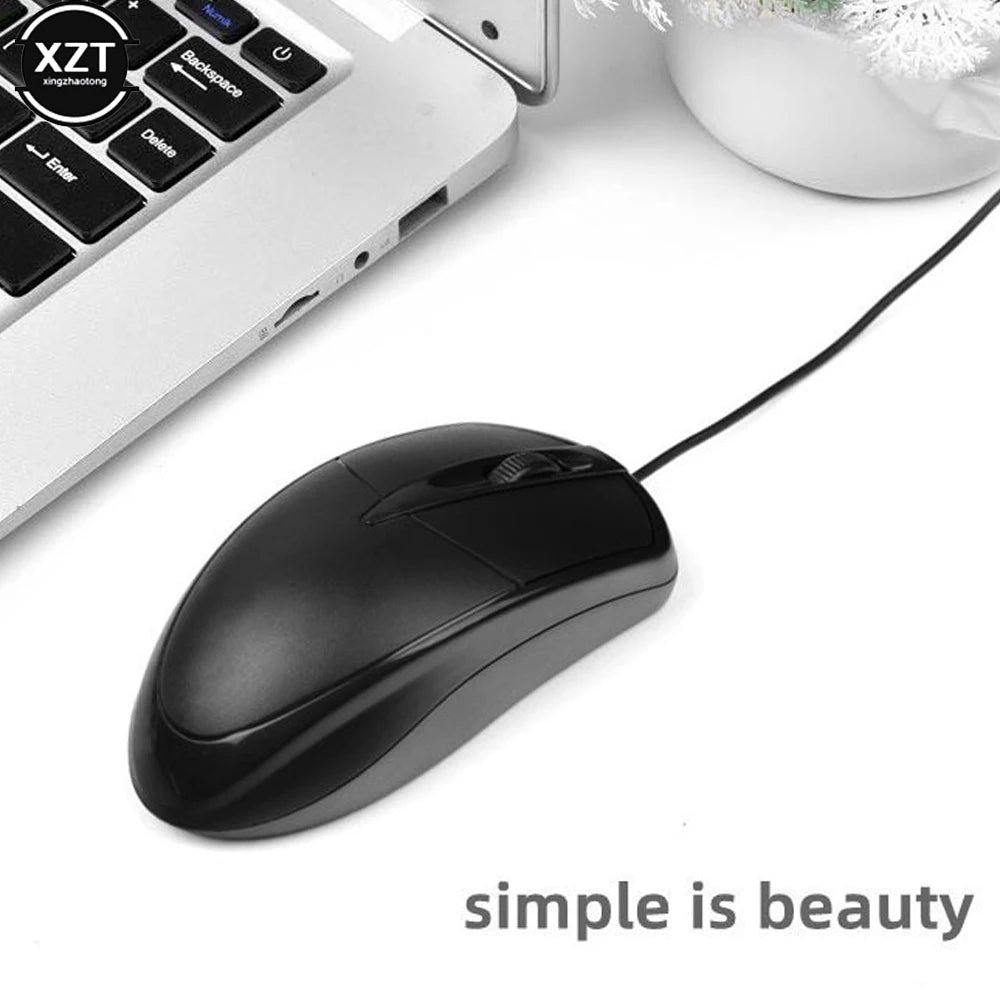 ProGlide Office Companion: Ultra Slim, Silent Ergonomic Design USB Optical Gaming Mouse