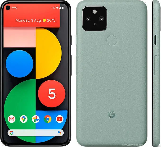 Unlocked Google Pixel 5 5G Smartphone - 6.0" Display, 8GB RAM, 128GB ROM, Octa Core Snapdragon, WiFi, NFC, Android