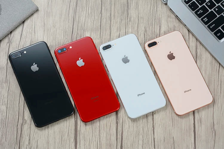 Original Unlocked Apple iPhone 8/8 Plus - 4G LTE Smartphone with 2/3GB RAM, 64GB/256GB ROM, 12MP Camera, iOS, Touch ID