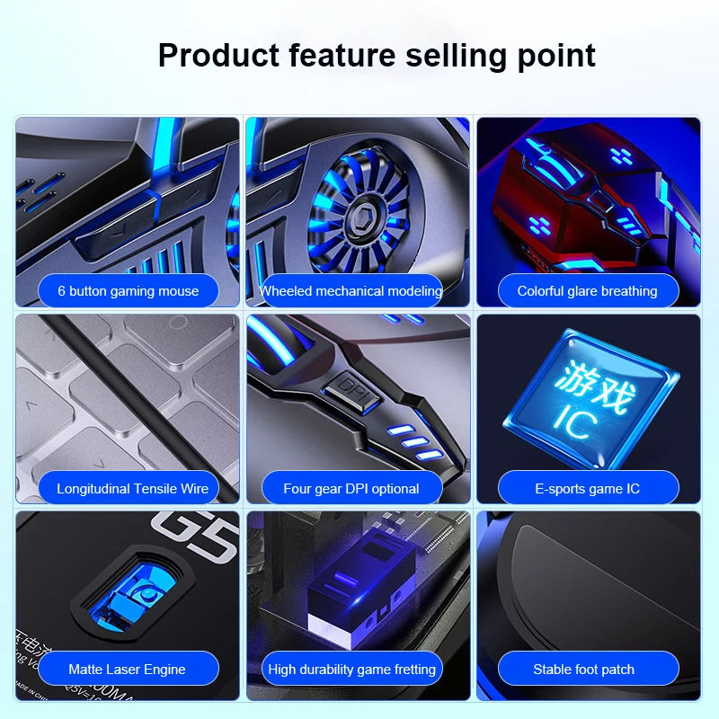 G5 Luminous Wired Gaming Mouse