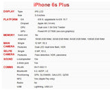 Original Unlocked Apple iPhone 6S Plus - 5.5" Smartphone with 2GB RAM, 16GB/64GB/128GB ROM, Dual Core, 12MP Camera, 4G LTE, iOS A9