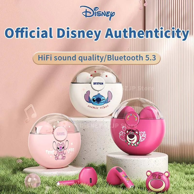 Disney Q50 Stitch Angel Wireless Bluetooth 5.3 Earphones