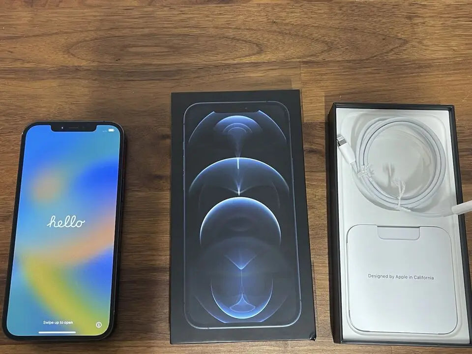 Apple iPhone 12 Pro Max - 6.7" OLED Smartphone with 6GB RAM, 128GB/256GB/512GB ROM, A14 Bionic Chip, iOS, Face ID, NFC, Unlocked, 5G