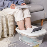 RevitalizeRelax Foldable Footbath: Portable Massage