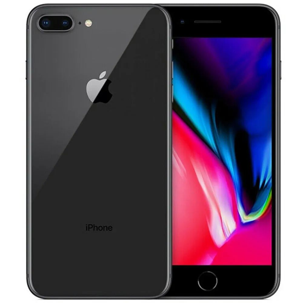 Original Unlocked Apple iPhone 8/8 Plus - 4G LTE Smartphone with 2/3GB RAM, 64GB/256GB ROM, 12MP Camera, iOS, Touch ID