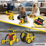 12-in-1 Science Experiment Solar Robot Toy: DIY Building Kit