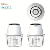 Portable Wireless 304 Stainless Steel Electric Food Chopper & Processor