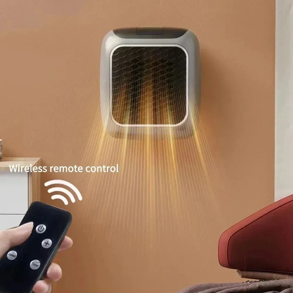 800W Mini Electric Heater With Remote Control