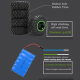 4WD RC Car with LED Lights - 2.4G Radio Remote Control Buggy for Off-Road Thrills