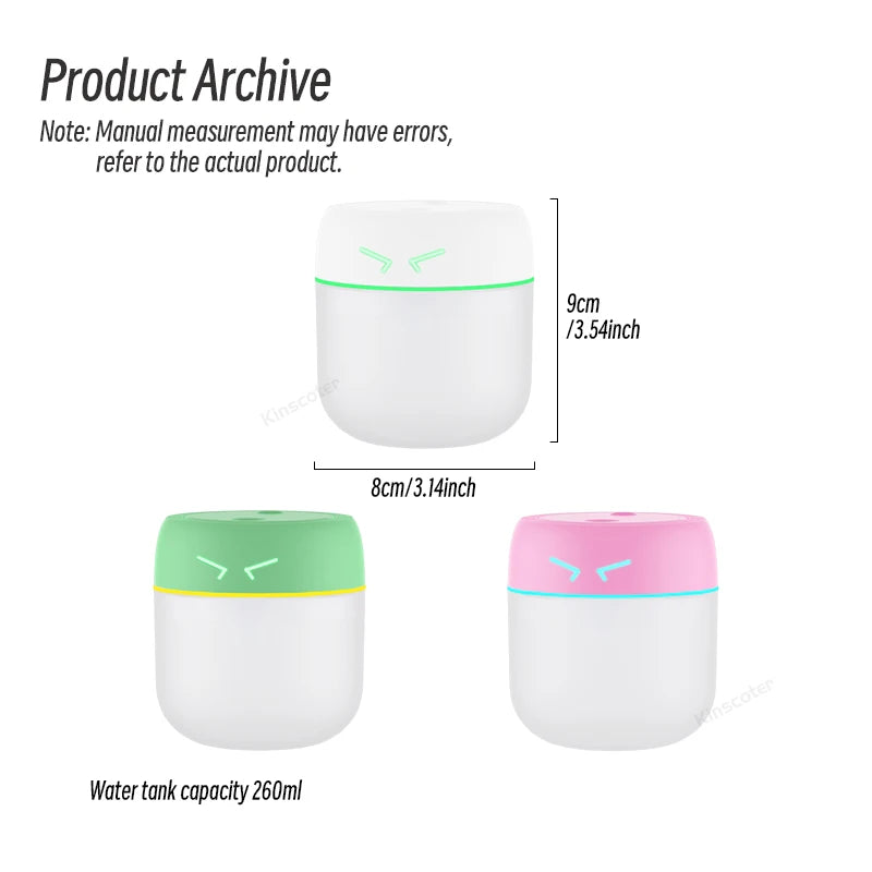 AuraMist 260 Portable Air Humidifier