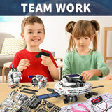 12-in-1 Science Experiment Solar Robot Toy: DIY Building Kit