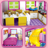 City House Summer Holiday Villa Castle Building Blocks: Friends Edition