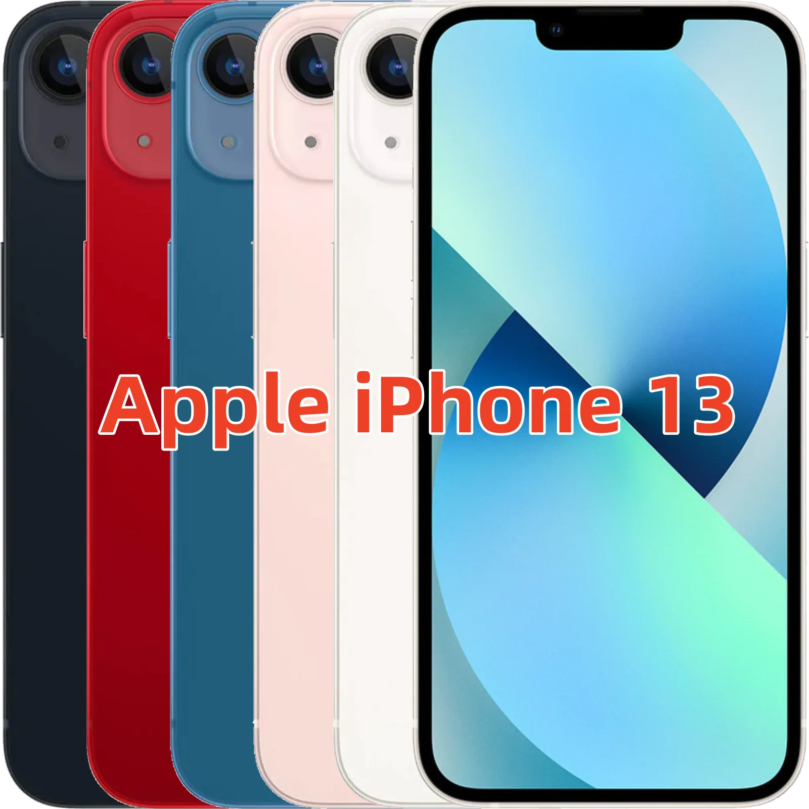 Apple iPhone 13 - 5G Smartphone with 6.1'' Super Retina XDR OLED Display, 4GB RAM, 64/256/512GB ROM, NFC, Face ID, iOS