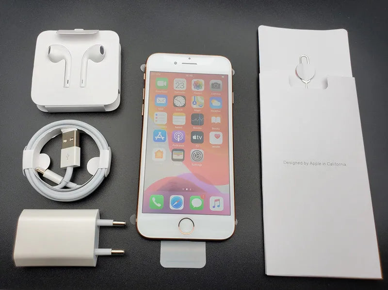 Original Apple iPhone 8 - Used Smartphone with 3GB RAM, 64GB/256GB ROM, Hexa Core, 12MP Camera, iOS, Touch ID, 4G LTE