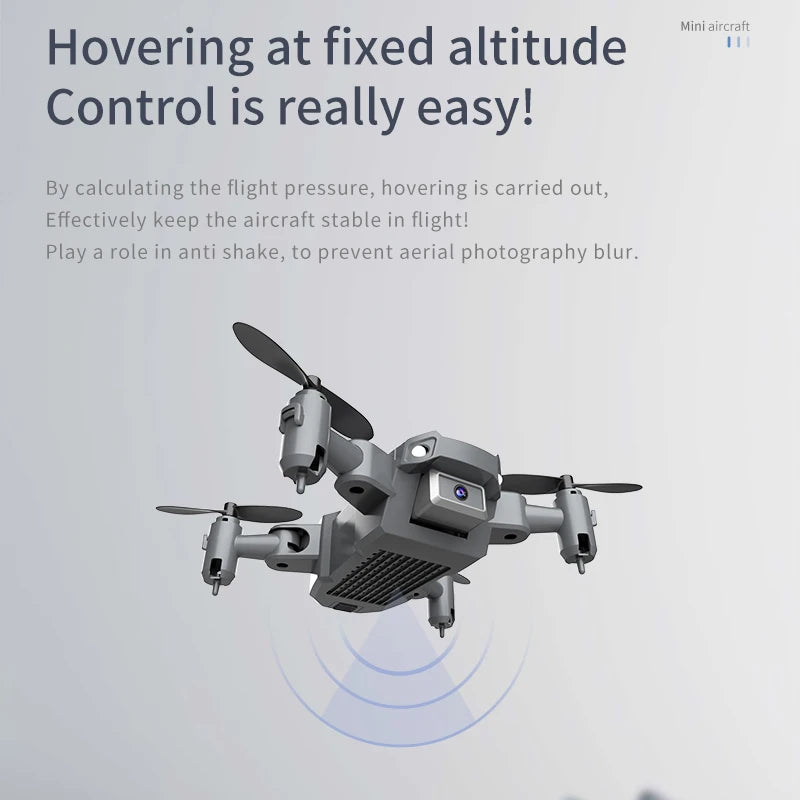 AltitudeMaster X: Folding HD Camera Drone for Young Aviators