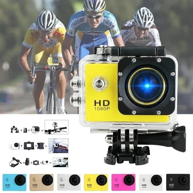 AquaCapture Pro: Outdoor Waterproof Sports DV Camera - HD 4K