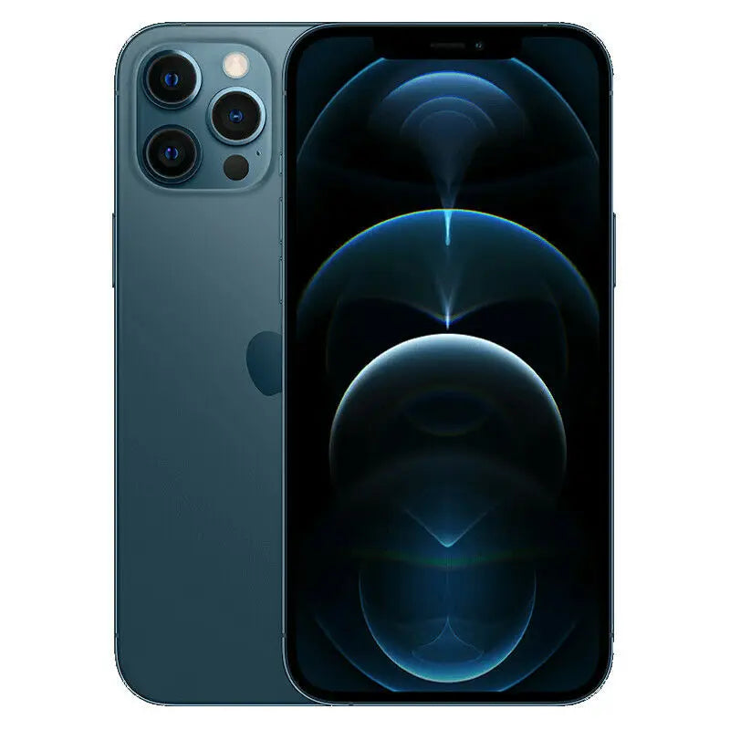 Apple iPhone 12 Pro Max - 6.7" OLED Smartphone with 6GB RAM, 128GB/256GB/512GB ROM, A14 Bionic Chip, iOS, Face ID, NFC, Unlocked, 5G