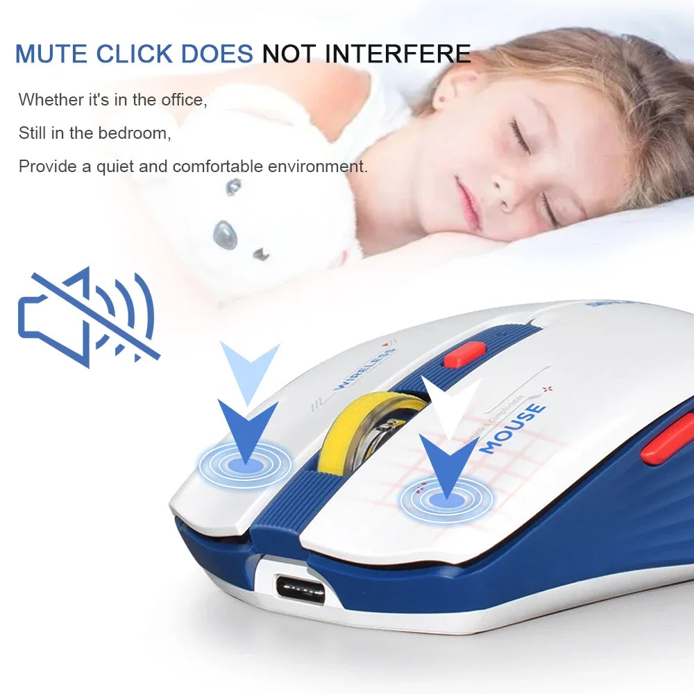 RadiantFlow Wireless LED Backlit Mouse