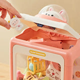 Mini Claw Crane Machine: Automatic Doll Toy with Light and Music