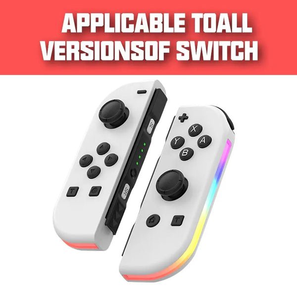VILCORN Joy RGB LED 5.2 BT Switch L/R Joypad for Nintendo Switch 