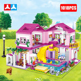 City House Summer Holiday Villa Castle Building Blocks: Friends Edition