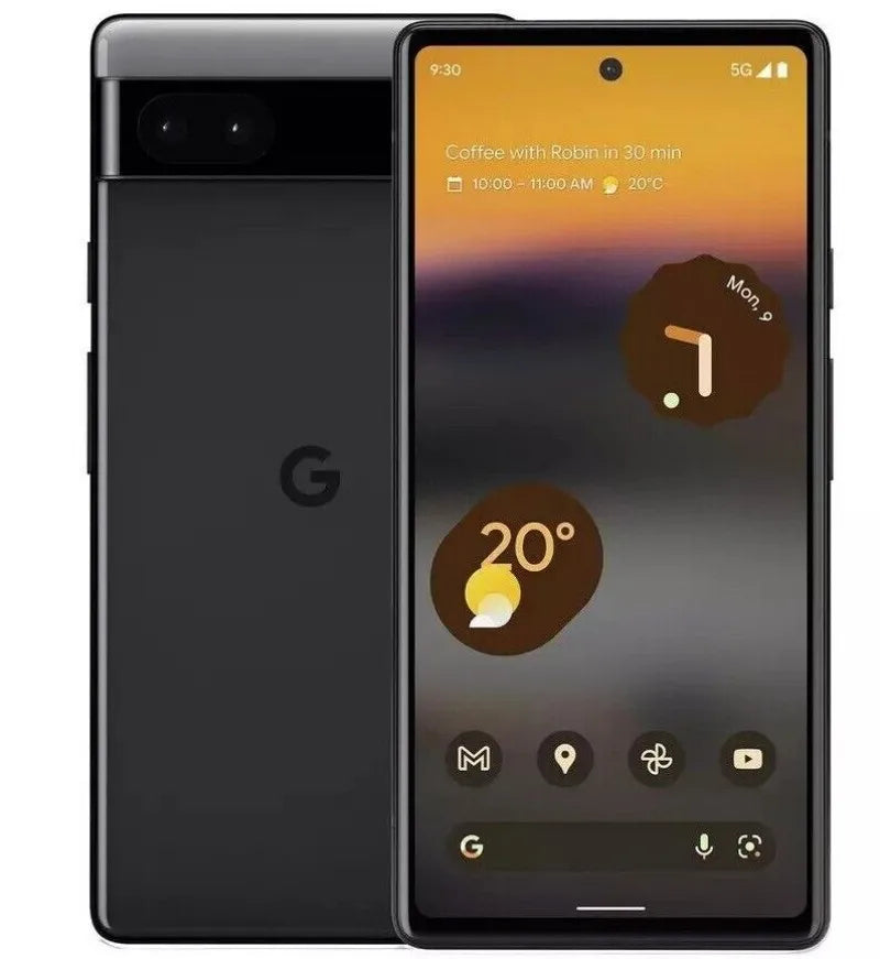 Unlocked Google Pixel 6A - 6.1" Display, 6GB RAM, 128GB ROM, NFC, Octa Core, Google Tensor, 5G
