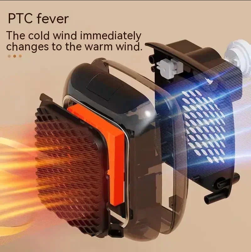 800W Mini Electric Heater With Remote Control