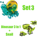 12-in-1 Science Experiment Solar Robot Toy: DIY Building Kit