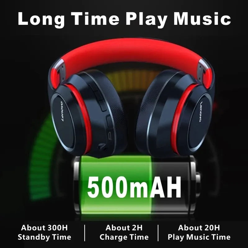 Lenovo HD200: Over-ear Foldable Bluetooth Earphones