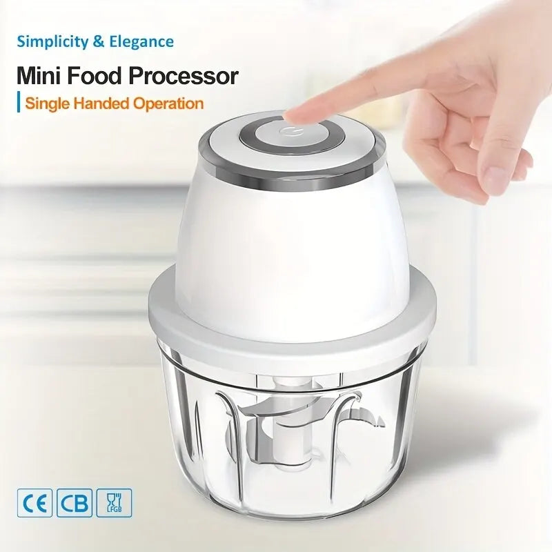Portable Wireless 304 Stainless Steel Electric Food Chopper & Processor