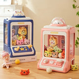 Mini Claw Crane Machine: Automatic Doll Toy with Light and Music