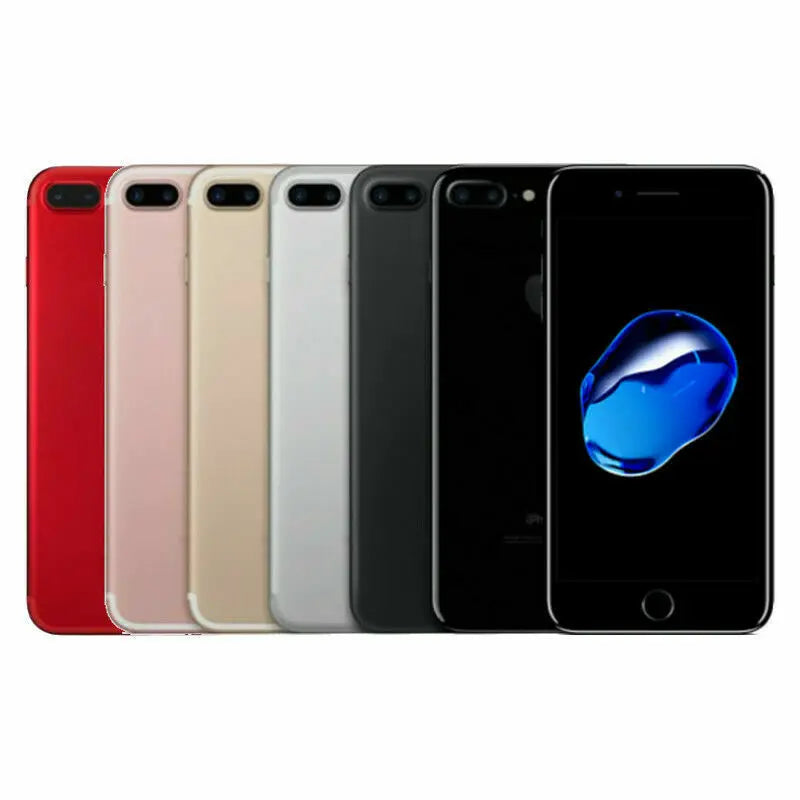Original Unlocked Apple iPhone 7 Plus - Dual Rear Camera 4G LTE Smartphone with 5.5" Display, Quad Core A10, 12MP Camera, 3GB RAM
