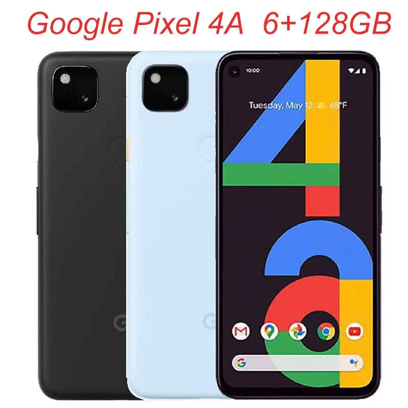 Google Pixel 4a - 6GB RAM, 128GB ROM, 5.8" Display, Unlocked, NFC, Octa Core, Fingerprint, 4G LTE