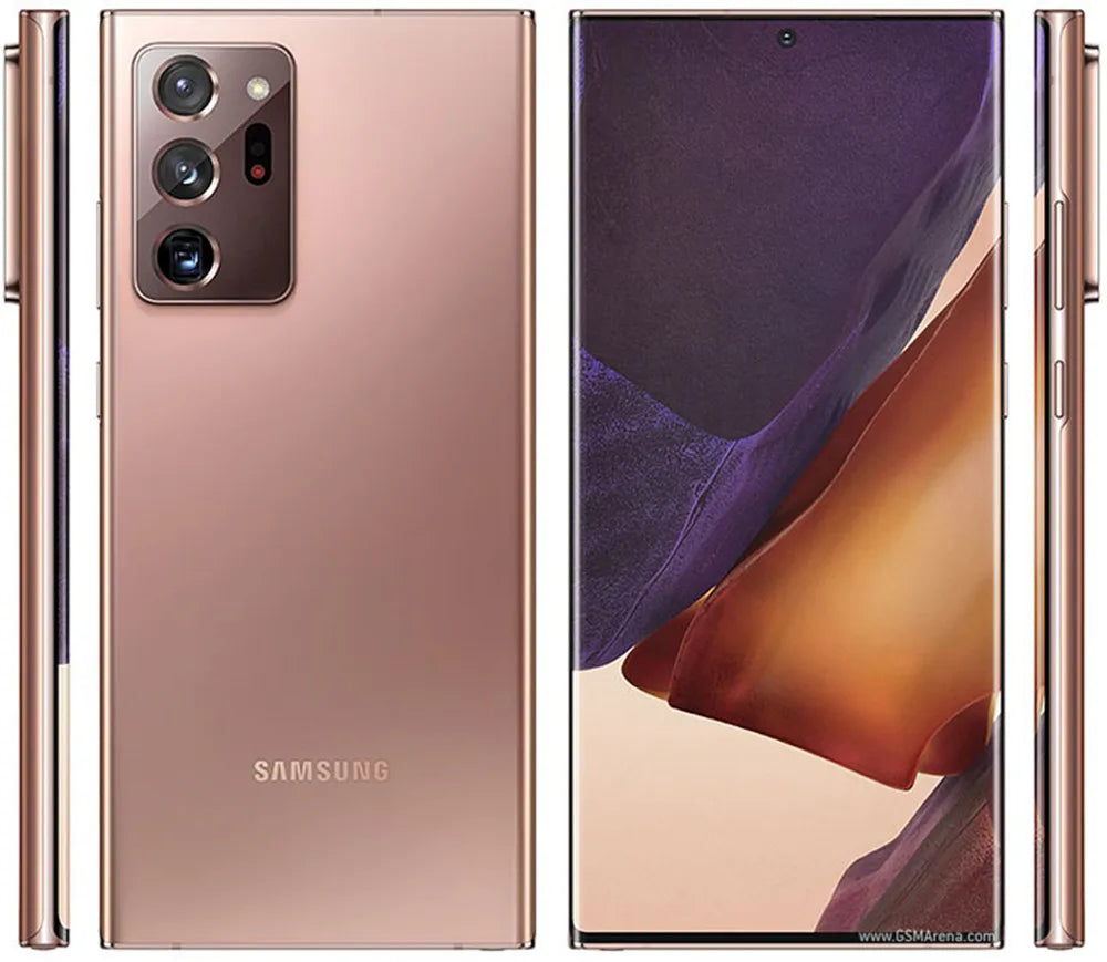 Original Unlocked Samsung Galaxy Note20 Ultra 5G N986U1 - 6.9" Smartphone with 12GB RAM, Octa Core Snapdragon, Android, 128/512GB ROM