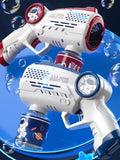 Galactic Bubble Explorer: Astronaut Electric Automatic Light Bubble Machine