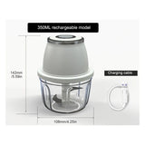 Portable Wireless 304 Stainless Steel Electric Food Chopper & Processor