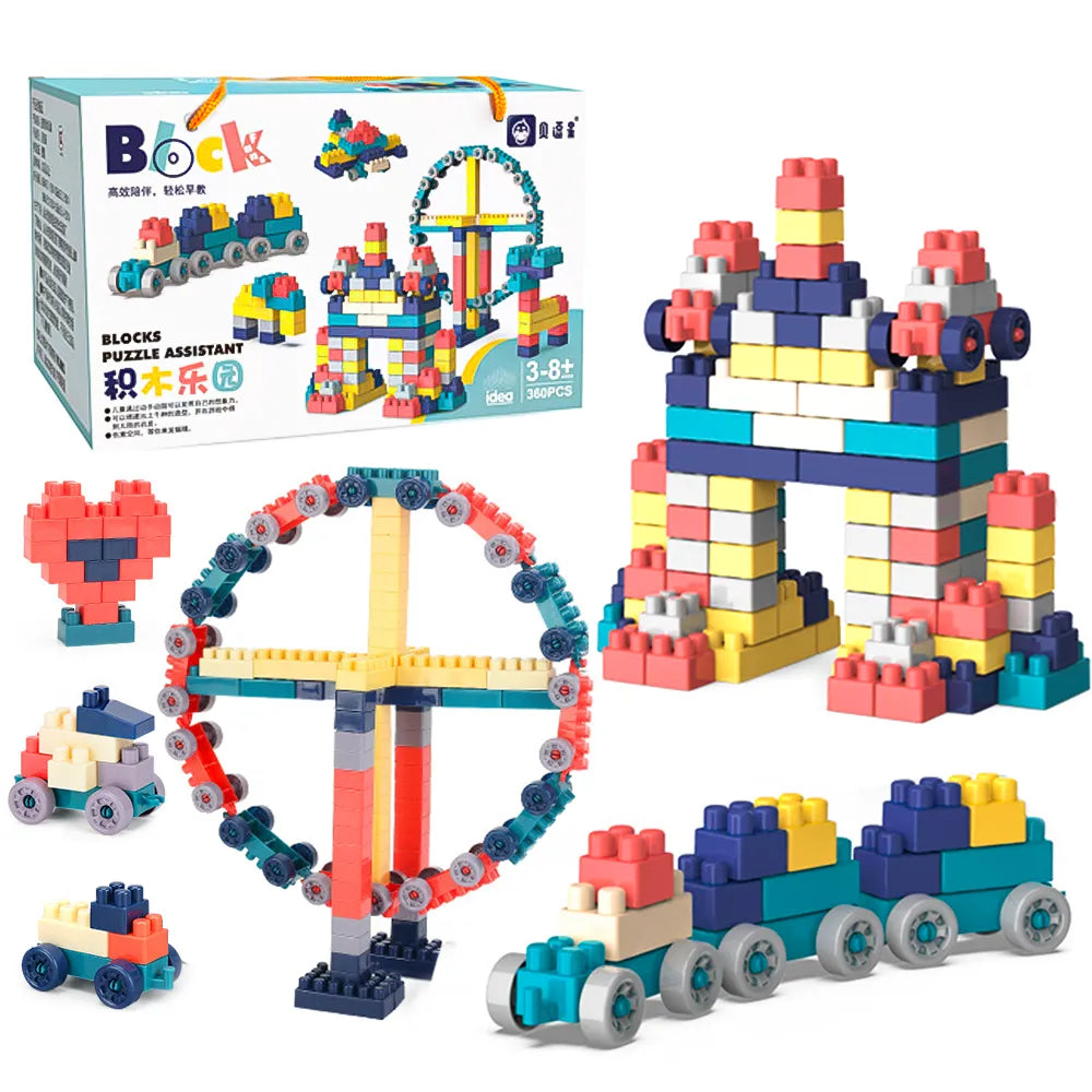 360Pcs Montessori Building Blocks