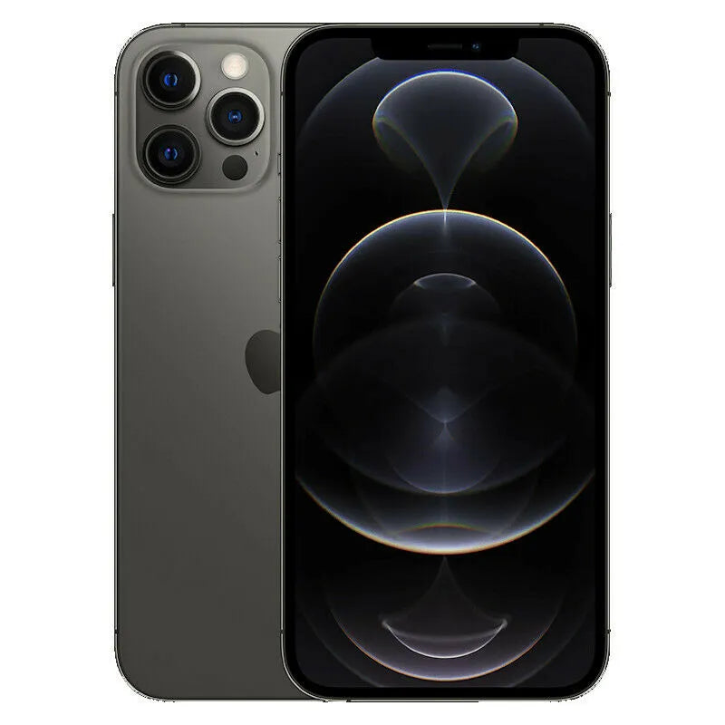 Original Apple iPhone 12 Pro - 6.1" OLED Smartphone with 6GB RAM, 128/256/512GB ROM, iOS, Face ID, NFC, Unlocked, 5G