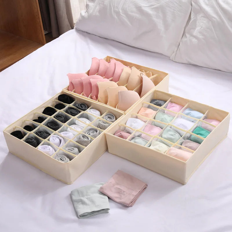 2/3PCs Underwear Storage Box Drawer Organizer