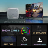 Game Box Super Console X: Elevate Your Gaming Experience with 90,000 Games, 50 Emulators, and Dedicated Controllers for PS1/PSP/MAME/DC