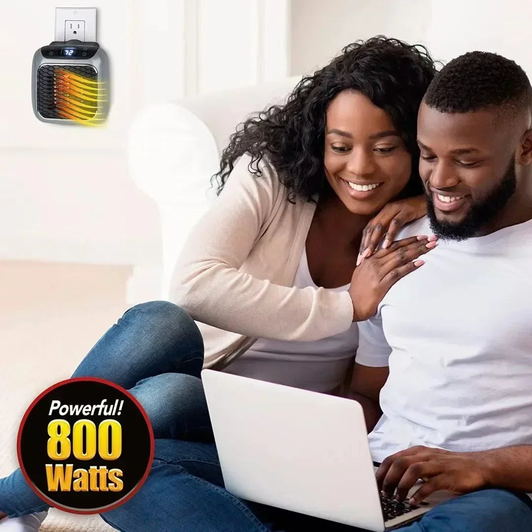 800W Mini Electric Heater With Remote Control